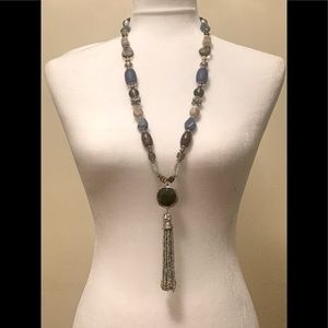 NWT Chico’s largest beaded necklace
